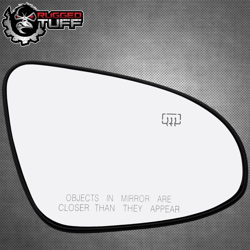 Rugged TUFF Passenger Side Mirror Glass For 2014 2015 2016 2017 2018 2019 Toyota Corolla Sedan Right Door Mirrors with Back Plate 8793102F90 TO1325117 Heated Power - Image 5